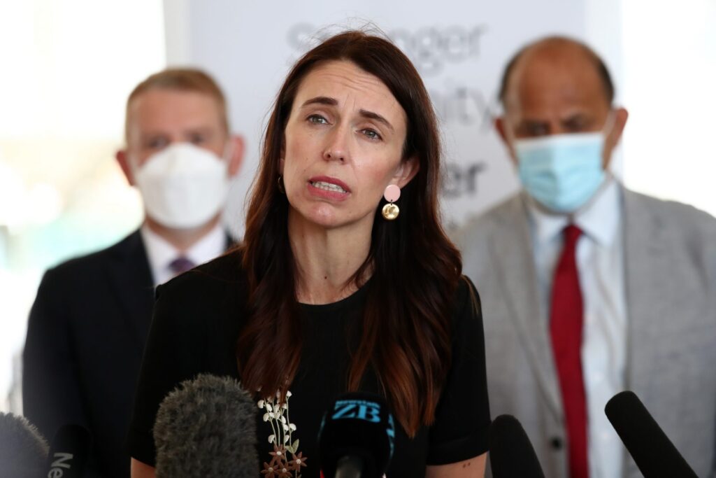 Jacinda Ardern Nueva Zelanda protesta importada