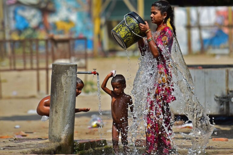 Ola de calor en India