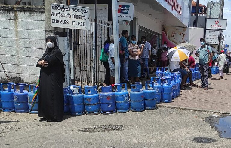 Sri Lanka emergencia humanitaria