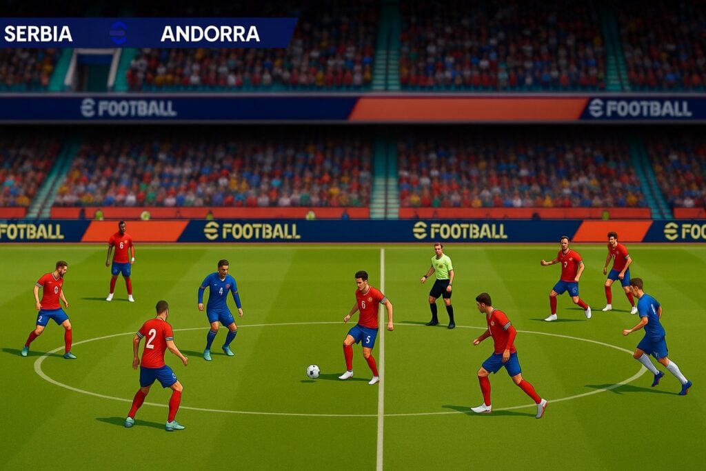 Ridículo mundial: TV serbia emitió imágenes de videojuego como si fuese el compacto de un partido